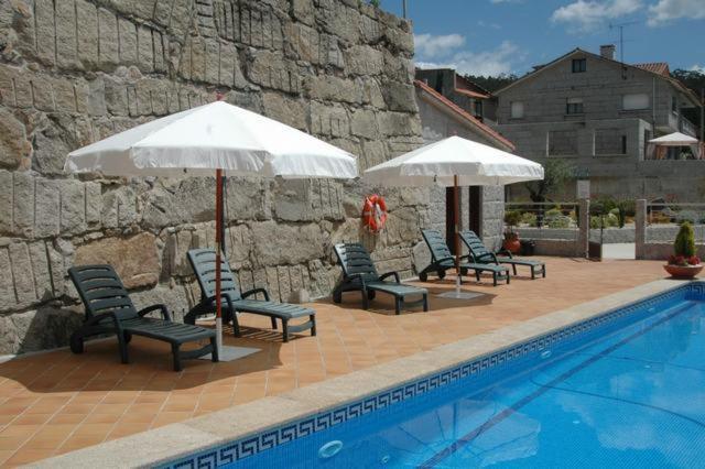 Hotel Linares Poio Exterior foto